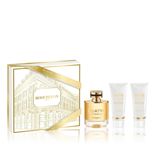 Boucheron Quatre Iconic Gift Set (EDP 100 ml + Body Lotion 100 ml + Shower Gel 100 ml)