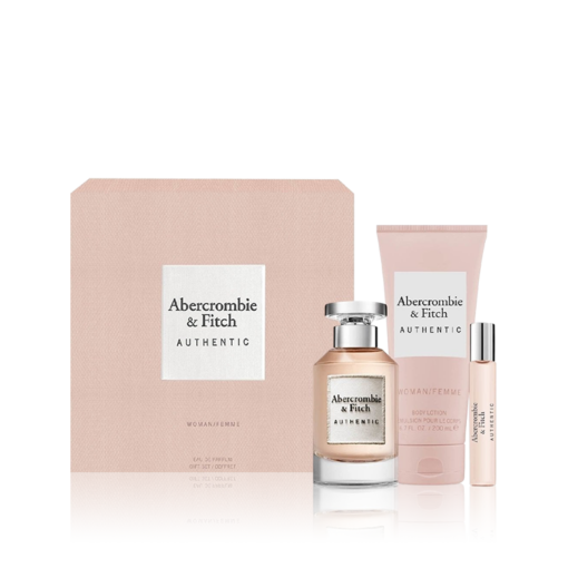 Abercrombie & Fitch Authentic Woman Set (EDP 100 ml + EDP 15 ml + Body Lotion 200 ml)