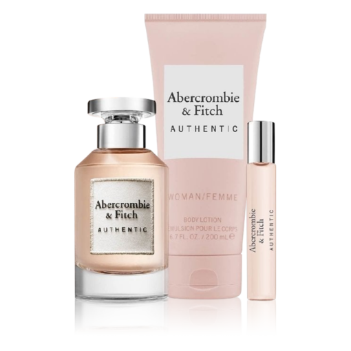 Abercrombie & Fitch Authentic Woman Set (EDP 100 ml + EDP 15 ml + Body Lotion 200 ml)