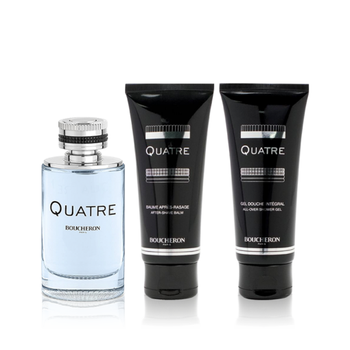 Boucheron Quatre Pour Homme Gift Set (EDP 100 ml + After Shave 100 ml + Shower Gel 100 ml)