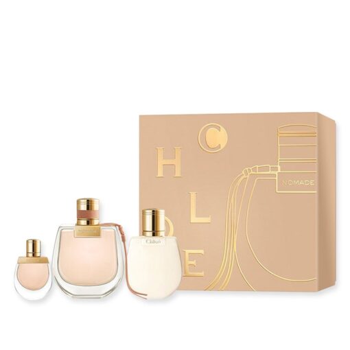 Chloe Nomade Gift Set - EDP 75 ml + EDP 5 ml + Body Lotion 100 ml